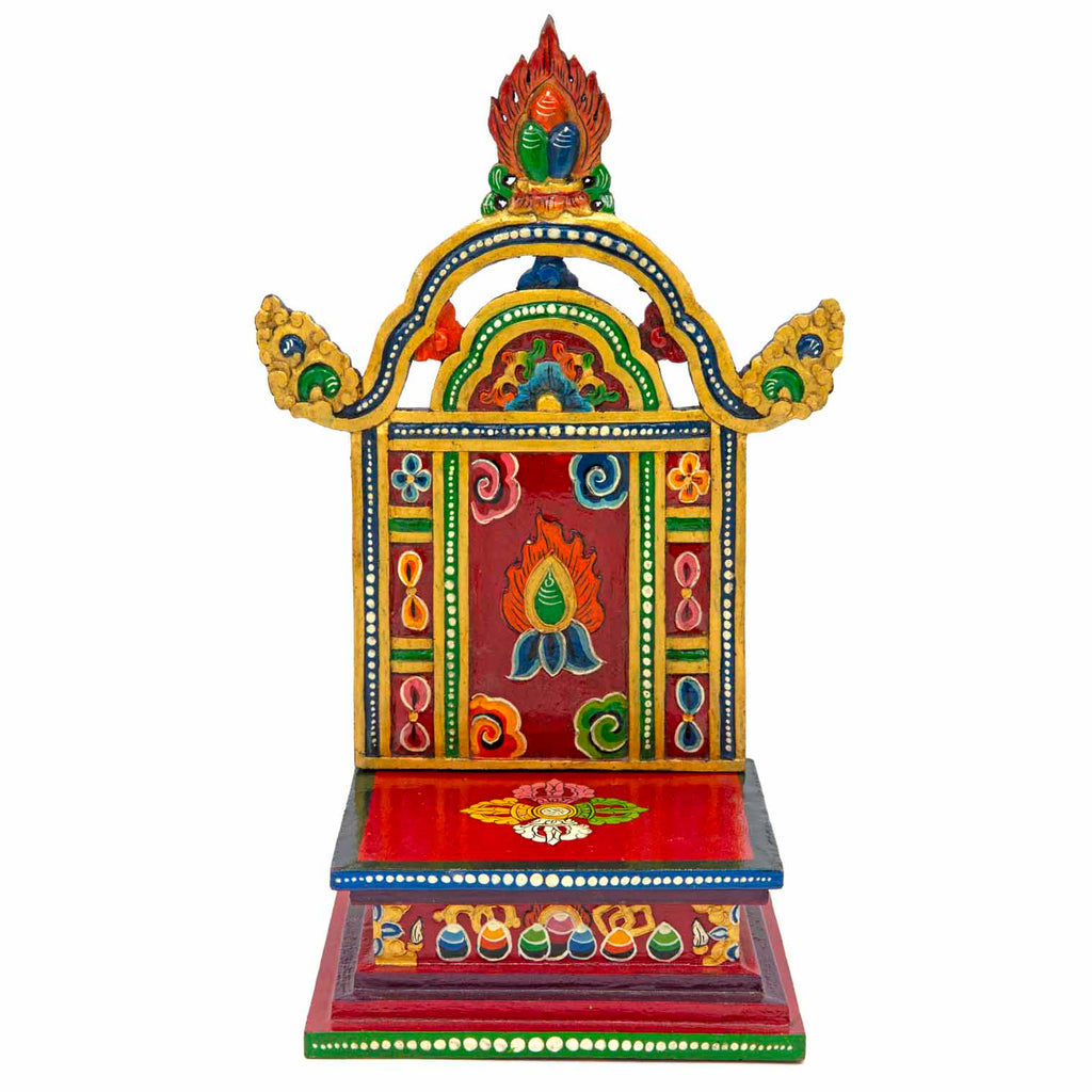 Tibetan Style Large Wooden Altar Stand-Buddhism-Siesta Crafts