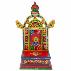 Tibetan Style Large Wooden Altar Stand-Buddhism-Siesta Crafts