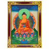 Tibetan Style Painted Thangka Frame No.450-Buddhism-Siesta Crafts