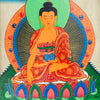Tibetan Style Painted Thangka Frame No.450-Buddhism-Siesta Crafts