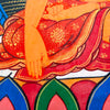 Tibetan Style Painted Thangka Frame No.450-Buddhism-Siesta Crafts