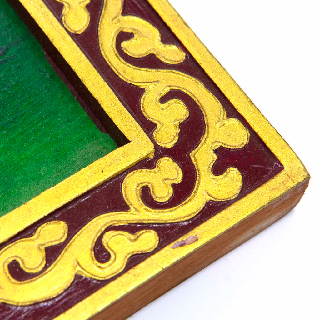 Tibetan Style Painted Thangka Frame No.450-Buddhism-Siesta Crafts