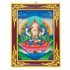 Tibetan Style Painted Thangka Frame-Buddhism-Siesta Crafts