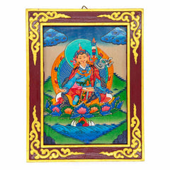 Tibetan Style Painted Thangka Frame-Buddhism-Siesta Crafts