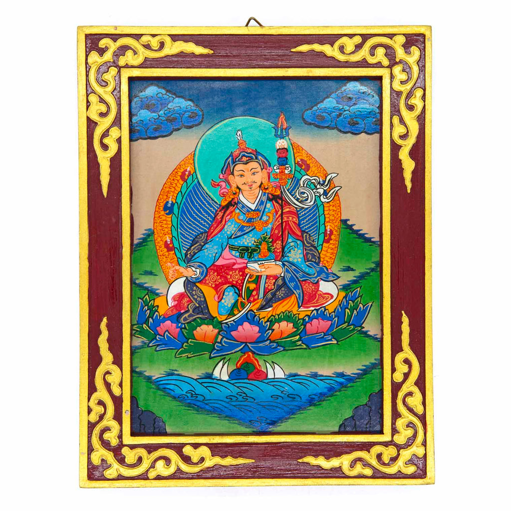 Tibetan Style Painted Thangka Frame-Buddhism-Siesta Crafts