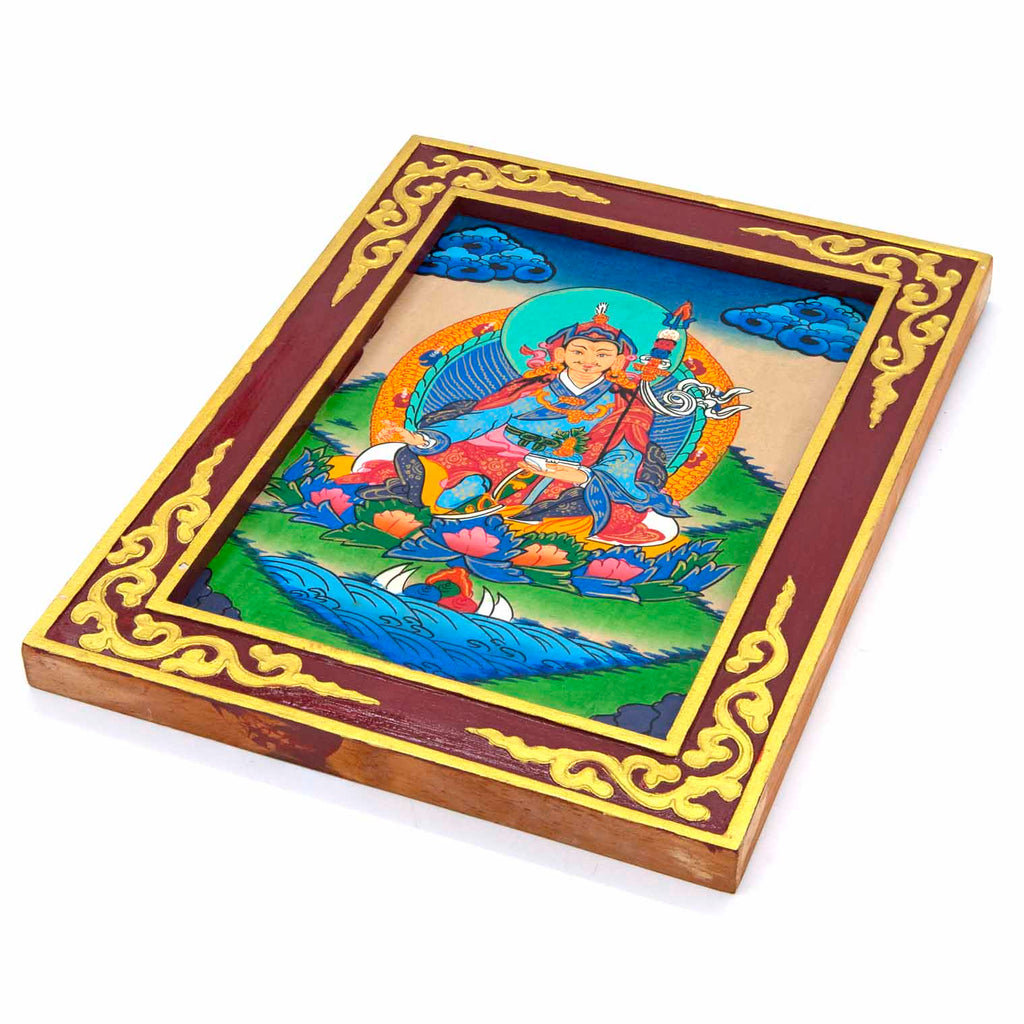 Tibetan Style Painted Thangka Frame-Buddhism-Siesta Crafts