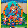 Tibetan Style Painted Thangka Frame-Buddhism-Siesta Crafts