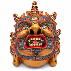 Hand-Carved Nepalese Bhairab Mask-Home Décor-Siesta Crafts