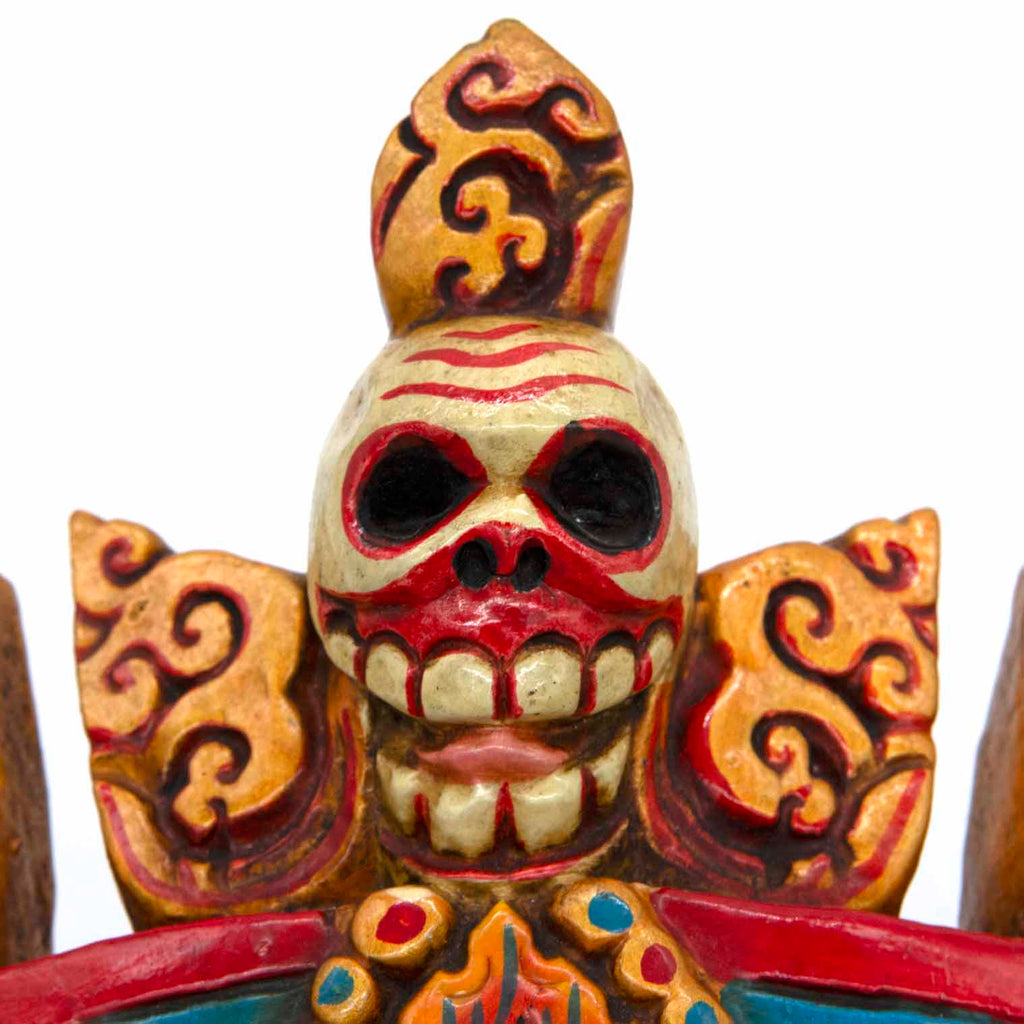 Hand-Carved Nepalese Bhairab Mask-Home Décor-Siesta Crafts