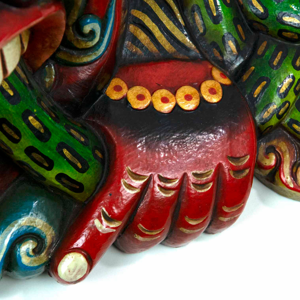 Hand-Carved Nepalese Garuda Mask-Home Décor-Siesta Crafts