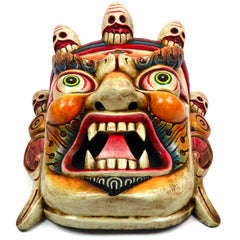 Hand-Carved Nepalese Bhairab Mask-Home Décor-Siesta Crafts