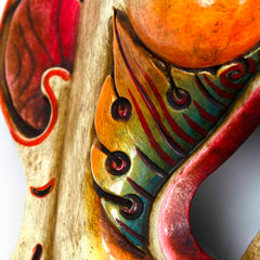 Hand-Carved Nepalese Bhairab Mask-Home Décor-Siesta Crafts