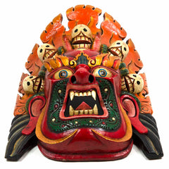 Hand-Carved Nepalese Bhairab Mask-Home Décor-Siesta Crafts
