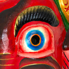 Hand-Carved Nepalese Ganesh Mask-Home Décor-Siesta Crafts