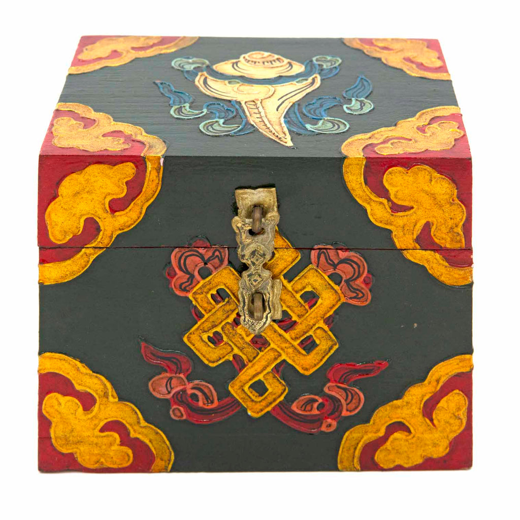 Tibetan Style Wooden Box-Furniture-Siesta Crafts
