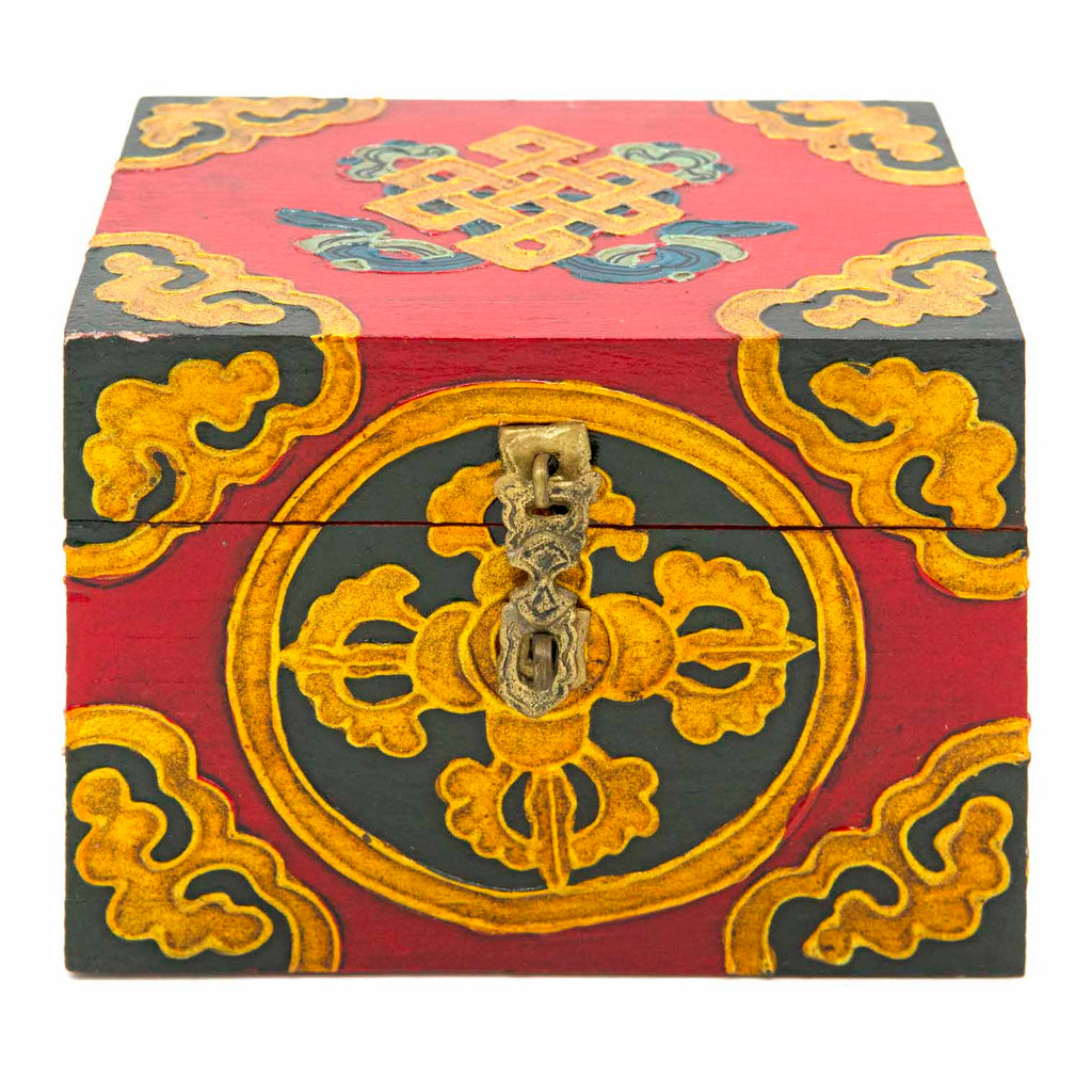 Tibetan Style Wooden Box-Furniture-Siesta Crafts