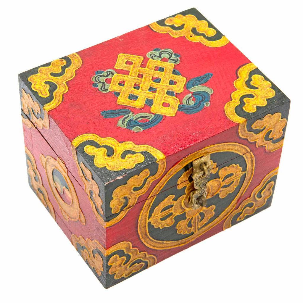 Tibetan Style Wooden Box-Furniture-Siesta Crafts