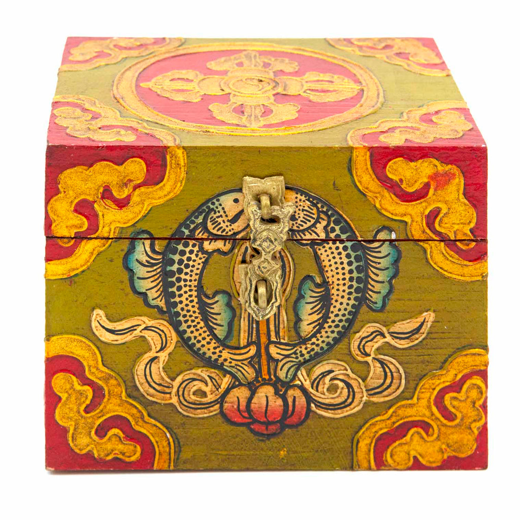 Tibetan Style Wooden Box-Furniture-Siesta Crafts