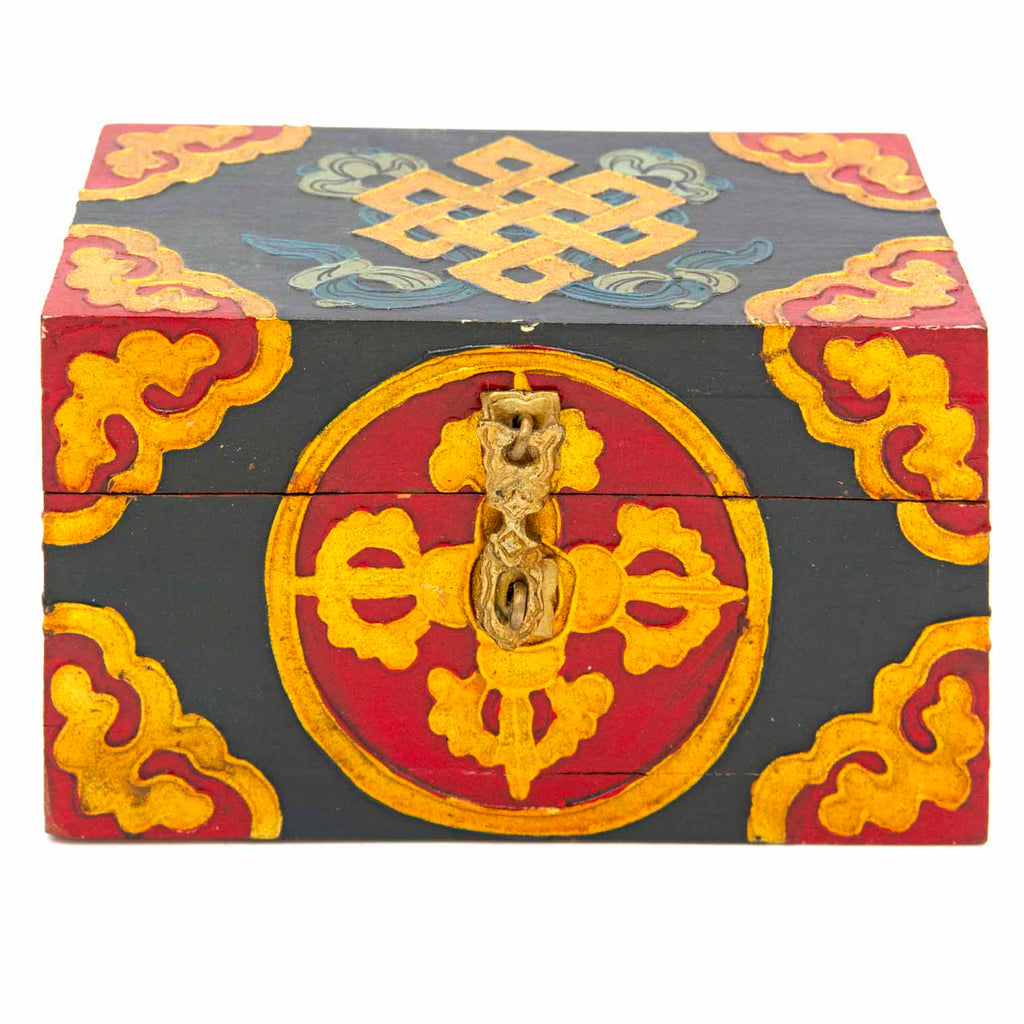 Tibetan Style Wooden Box-Furniture-Siesta Crafts