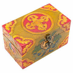 Tibetan Style Wooden Box-Furniture-Siesta Crafts