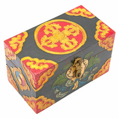 Tibetan Style Wooden Box-Furniture-Siesta Crafts