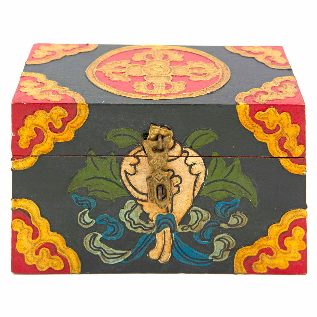 Tibetan Style Wooden Box-Furniture-Siesta Crafts