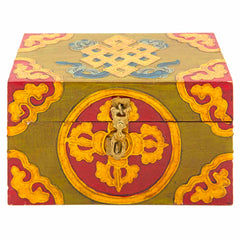 Tibetan Style Wooden Box-Furniture-Siesta Crafts