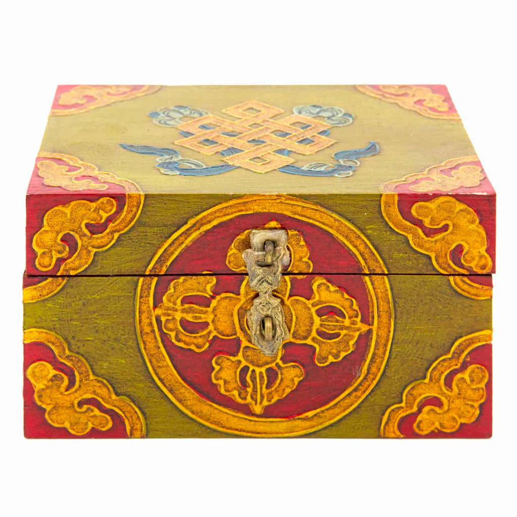 Tibetan Style Wooden Box-Furniture-Siesta Crafts