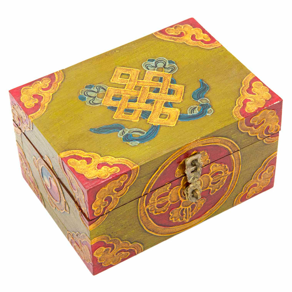 Tibetan Style Wooden Box-Furniture-Siesta Crafts