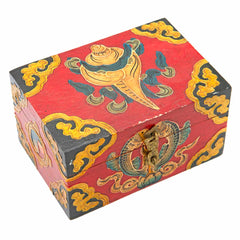 Tibetan Style Wooden Box-Furniture-Siesta Crafts