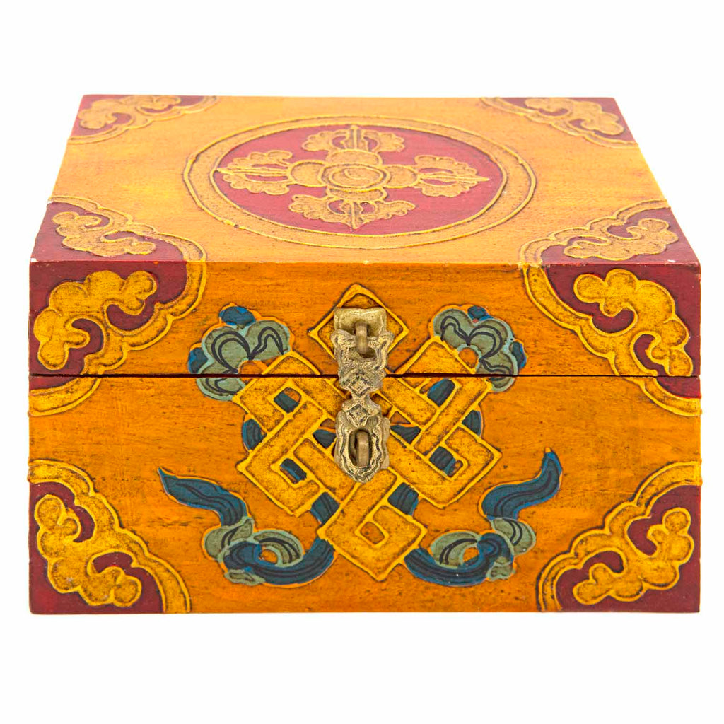 Tibetan Style Wooden Box-Furniture-Siesta Crafts