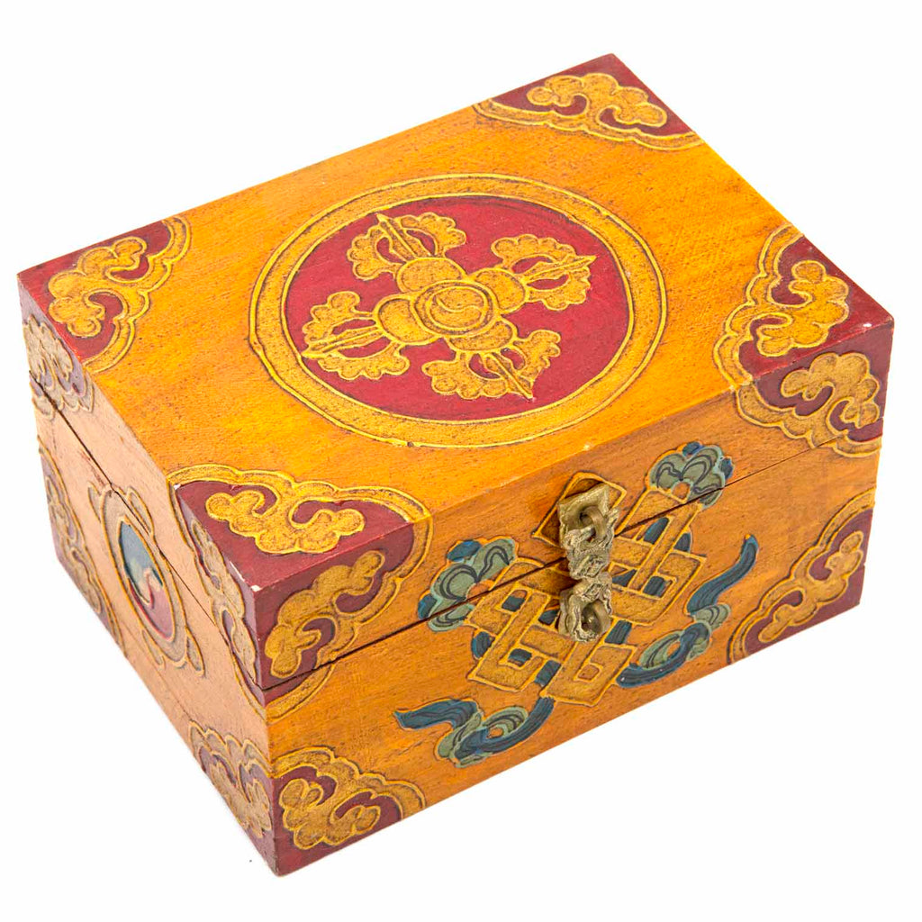 Tibetan Style Wooden Box-Furniture-Siesta Crafts