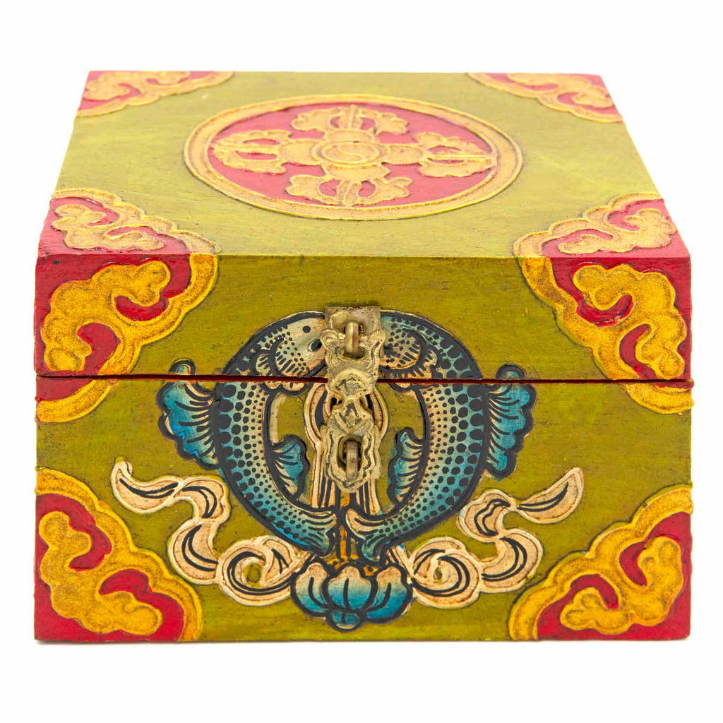 Tibetan Style Wooden Box-Furniture-Siesta Crafts