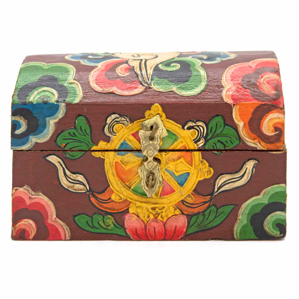 Tibetan Style Wooden Chest-Furniture-Siesta Crafts