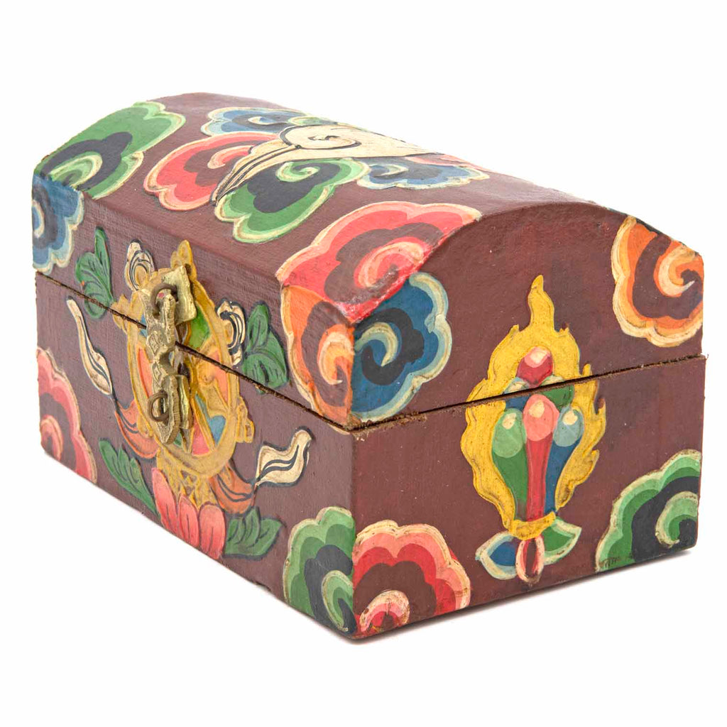 Tibetan Style Wooden Chest-Furniture-Siesta Crafts