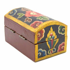 Tibetan Style Wooden Chest-Furniture-Siesta Crafts