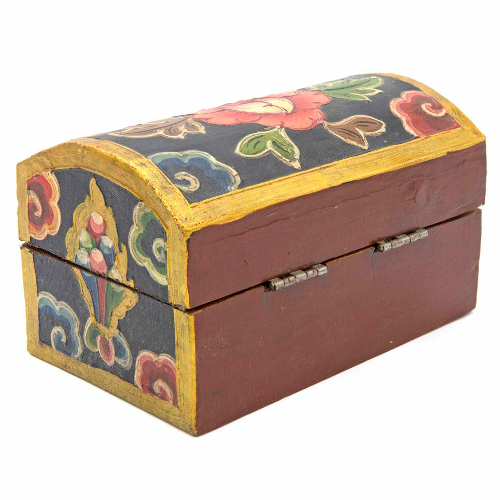 Tibetan Style Wooden Chest-Furniture-Siesta Crafts