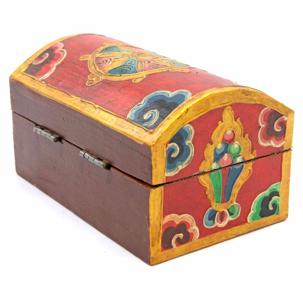Tibetan Style Wooden Chest-Furniture-Siesta Crafts