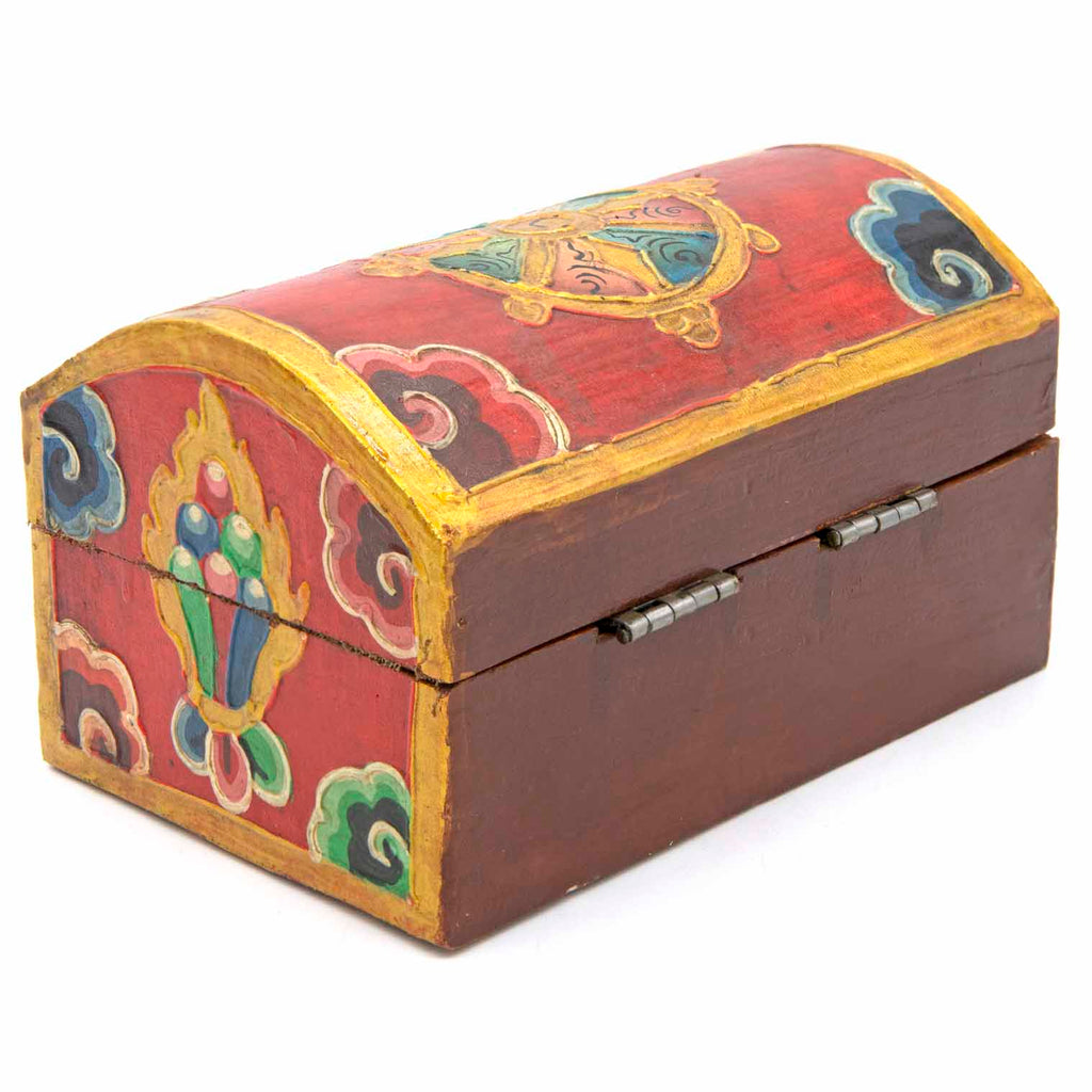 Tibetan Style Wooden Chest-Furniture-Siesta Crafts
