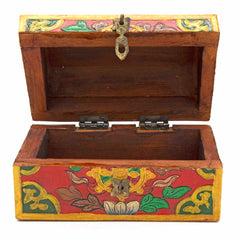Tibetan Style Wooden Chest-Furniture-Siesta Crafts