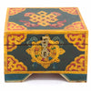 Tibetan Style Wooden Box With Feet-Furniture-Siesta Crafts