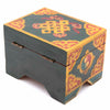 Tibetan Style Wooden Box With Feet-Furniture-Siesta Crafts