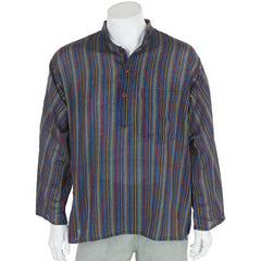 Stripy Grandad Shirt-Shirts-Siesta Crafts