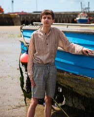 Stripy Grandad Shirt-Shirts-Siesta Crafts