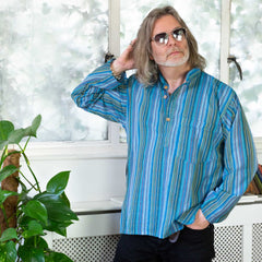Stripy Grandad Shirt-Shirts-Siesta Crafts