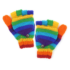 Rainbow Flap Gloves-Gloves-Siesta Crafts