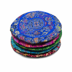 Small Brocade Singing Bowl Cushion-Singing Bowls-Siesta Crafts