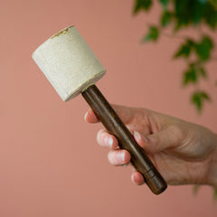Suede Singing Bowl Striker-Singing Bowls-Siesta Crafts