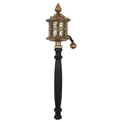 Medium Prayer Wheel-Buddhism-Siesta Crafts