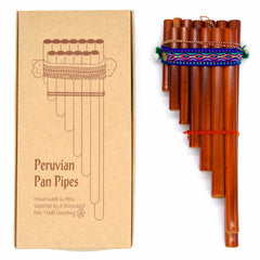 Medium Zampona - Double Row Pan Pipes-Wind Instruments-Siesta Crafts